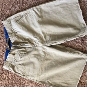 Khaki Shorts, frayed bottom